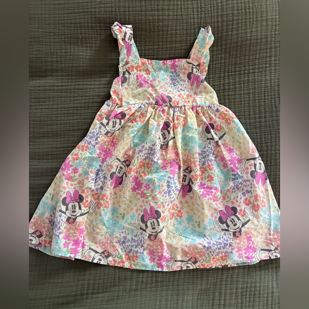 Disney Minnie Mouse Floral Sundress - Pink, Blue, Purple